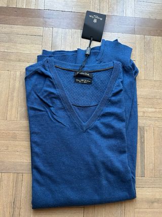 Jersey Massimo Dutti Azul Talla L