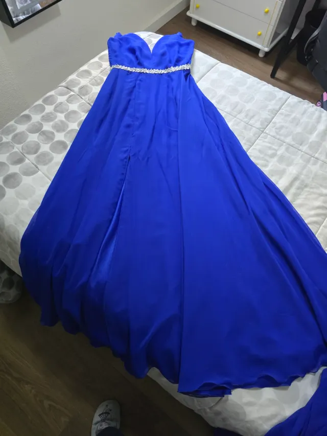 Vestido de Dama de Honor Azul