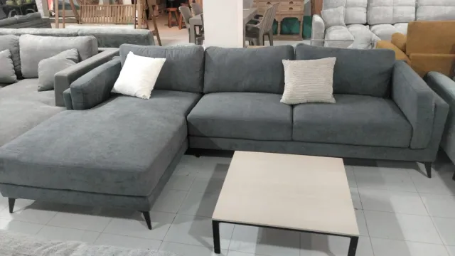 Sofá modular Berna tela gris