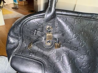 Bolso Gucci Princy Piel Negra Vintage
