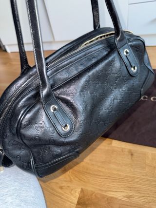 Bolso Gucci Princy Piel Negra Vintage