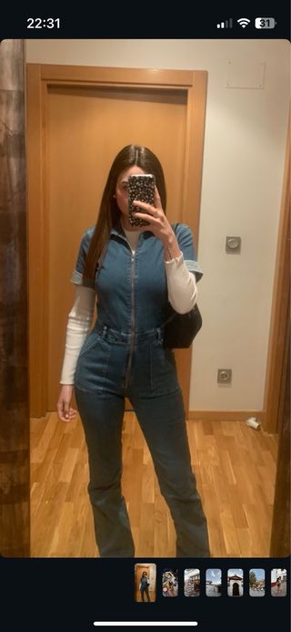 Mono vaquero Mango Talla S