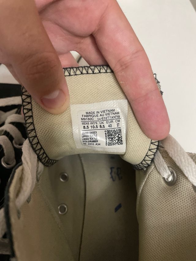 Zapatillas Converse Negras