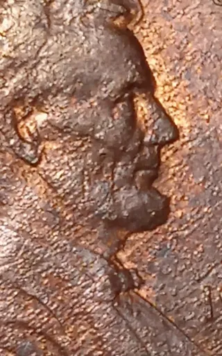 MONEDA 1 CENTAVO LINCOLN.1988D.ERROR EXCESO METAL.