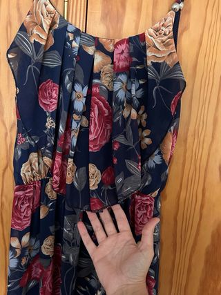 Vestido largo floral
