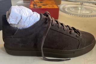 Zapatillas Massimo Dutti PIEL Marrón Nuevas