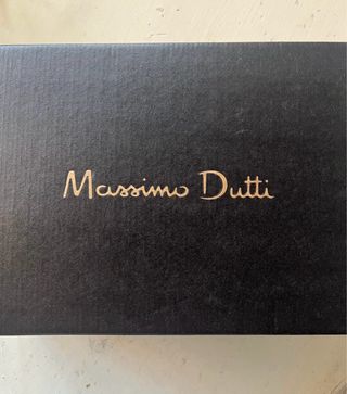 Zapatillas Massimo Dutti PIEL Marrón Nuevas