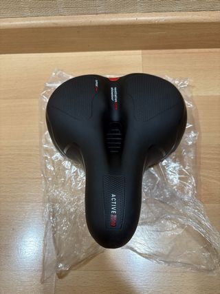 Sillín Bici Cómodo Negro