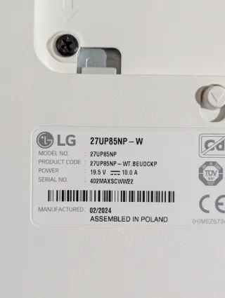 Monitor LG 27 4K USB-C