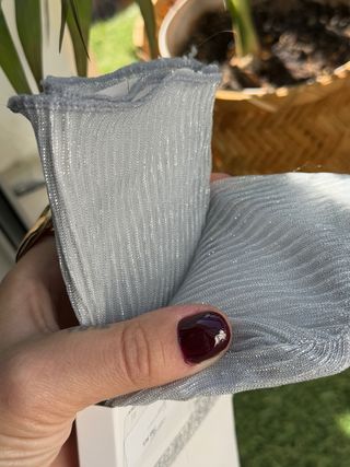 Calcetines metálicos con transparencia Zara