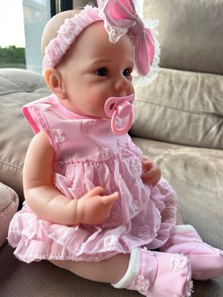 Muñeca Reborn Bebé Rosa
