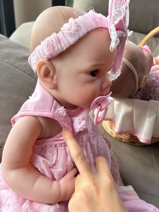 Muñeca Reborn Bebé Rosa
