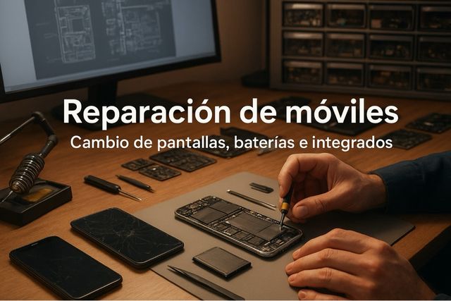 Servicio reparación de pantallas móviles