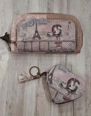 Conjunto cartera y portamonedas Sweet Candy