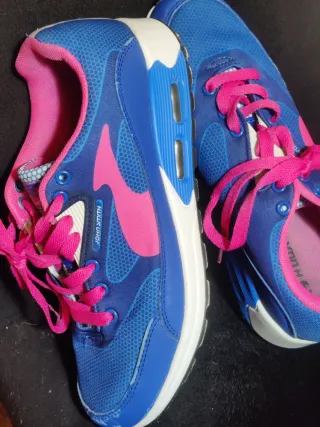Deportivas John Smith Azul y Rosa Talla 40