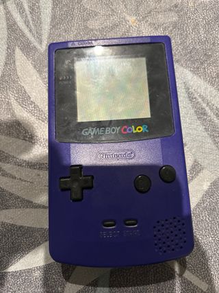 Consola Game Boy Color Morada + 5 Juegos