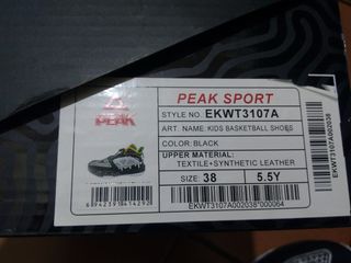 Botas Baloncesto niño Peak Talla 38