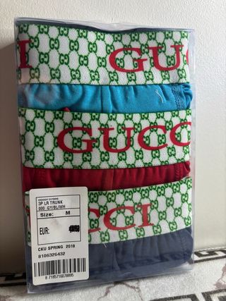 Calzoncillos Gucci Pack 3 Talla M