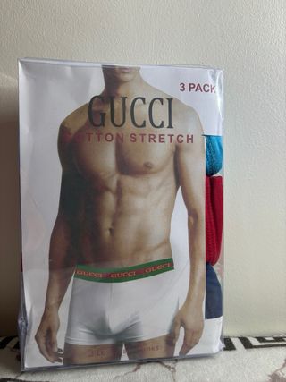 Calzoncillos Gucci Pack 3 Talla M