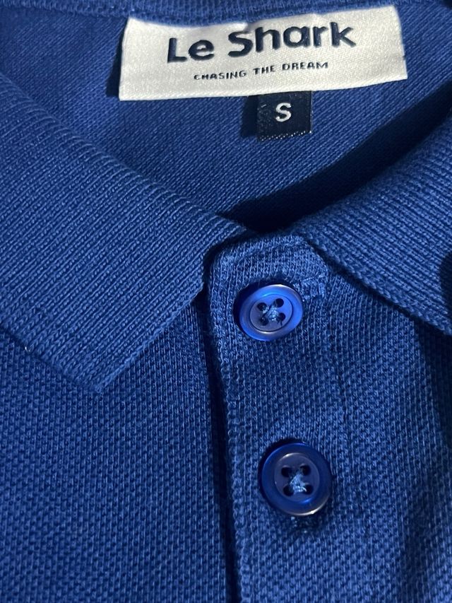 Talla S. Polo de algodón manga corta Le Shark.