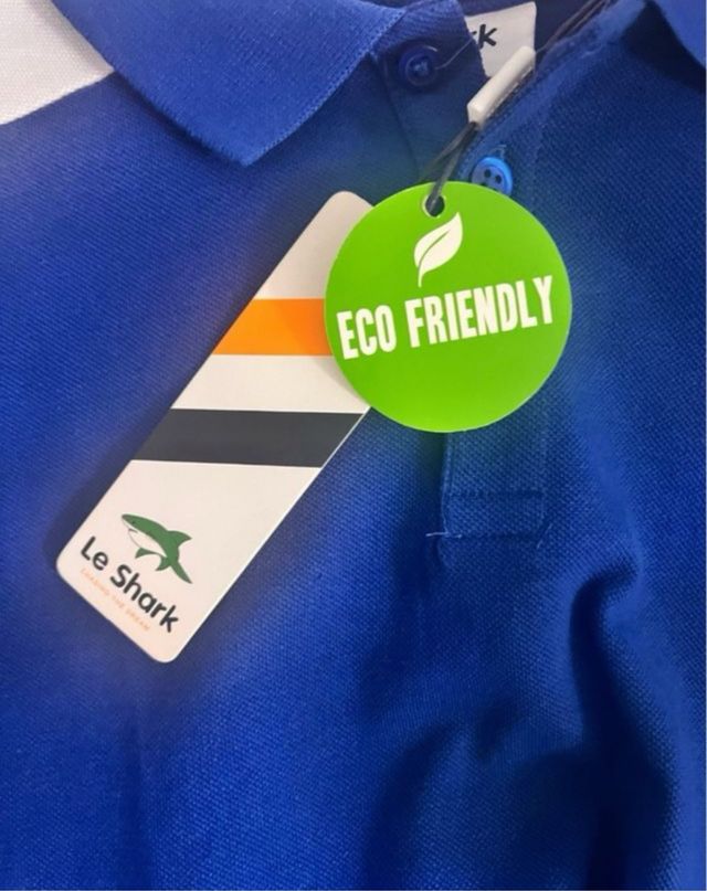 Talla S. Polo de algodón manga corta Le Shark.