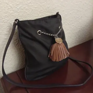 Bolso bandolera Purificación García marrón