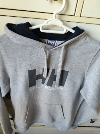Sudadera Helly Hansen con capucha unisex gris