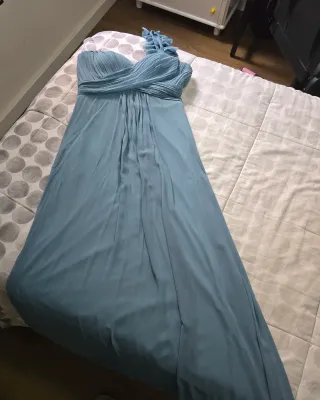 Vestido de fiesta azul