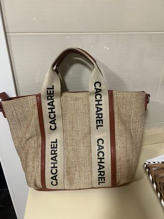 Bolso de playa Cacharel beige