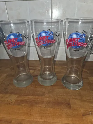 Set 3 Bicchieri Birra Weiss  Planet Hollywood