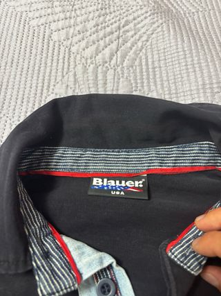 Polo Blauer uomo grigio