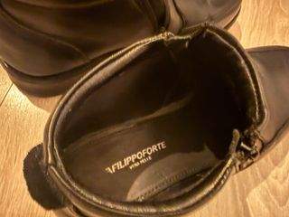 Scarpe invernali Filippo Forte vera pelle neri