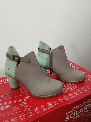 Botines Kunzel Gris/Teal Talla 39