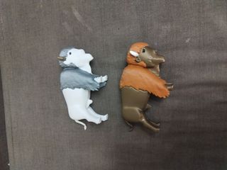 Lote 2 Bisontes Playmobil 3D