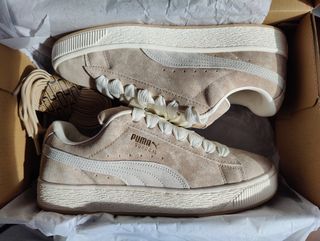 Zapatillas Puma Suede XL Beige Talla 42.