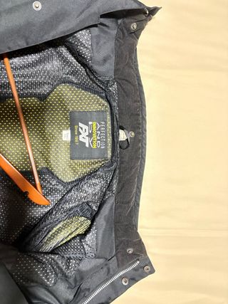 Chaqueta de motorista negra