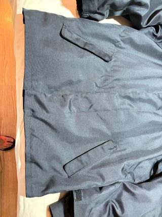 Chaqueta de motorista negra