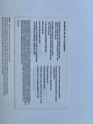 Macbook Pro 13 Plata/Gris Espacial