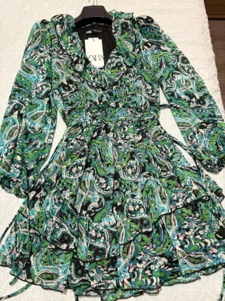 Vestido Zara Talla XS Estampado