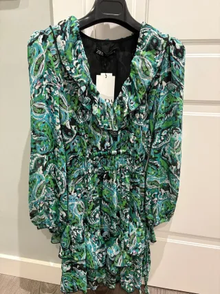 Vestido Zara Talla XS Estampado