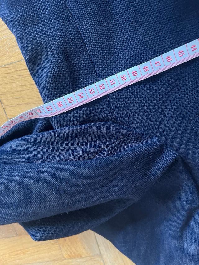 Americana Blazer Vintage Azul Oversize