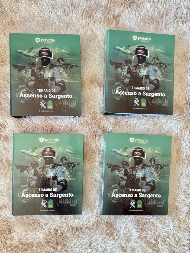 Temario Ascenso Sargento Guardia Civil 2024.