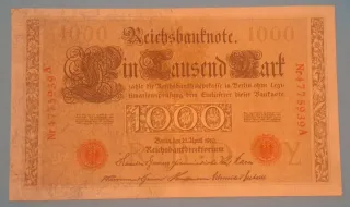 Banconota 1000 Marchi Tedeschi Reichsbanknote