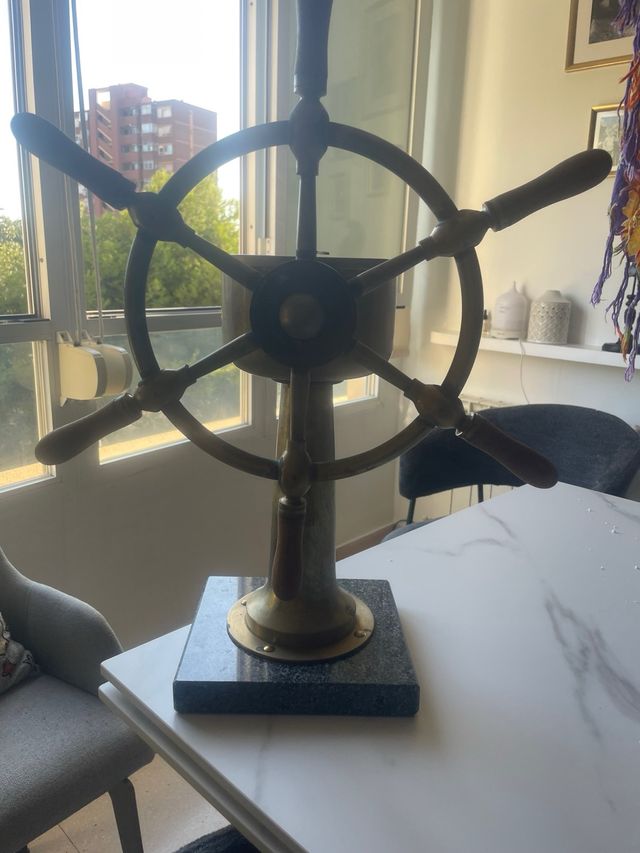Timón de Velero Inglés en bronce