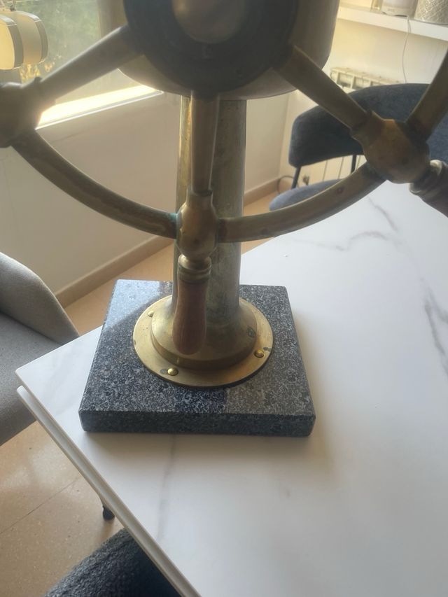 Timón de Velero Inglés en bronce