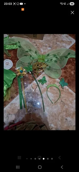 Disfraz de Hada Verde