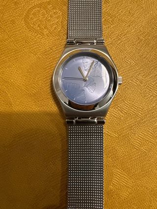 Reloj Swatch Malla Plateada