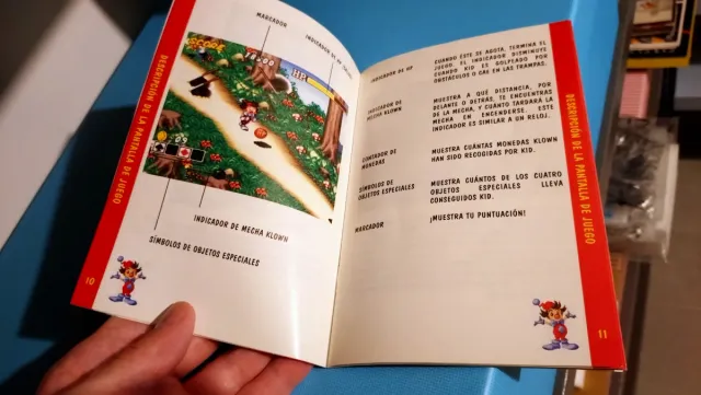 Instrucciones PAL España Crazy Chase SuperNintendo