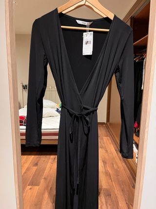 Vestido Mango Negro Talla Única