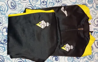 Chándal Joma Negro y Amarillo club CD Galapagar 